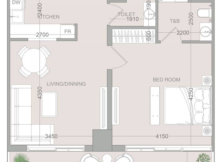 Wohnung zum Kauf provisionsfrei 283.679 € 2 Zimmer 72,9 m² Dubai 00000