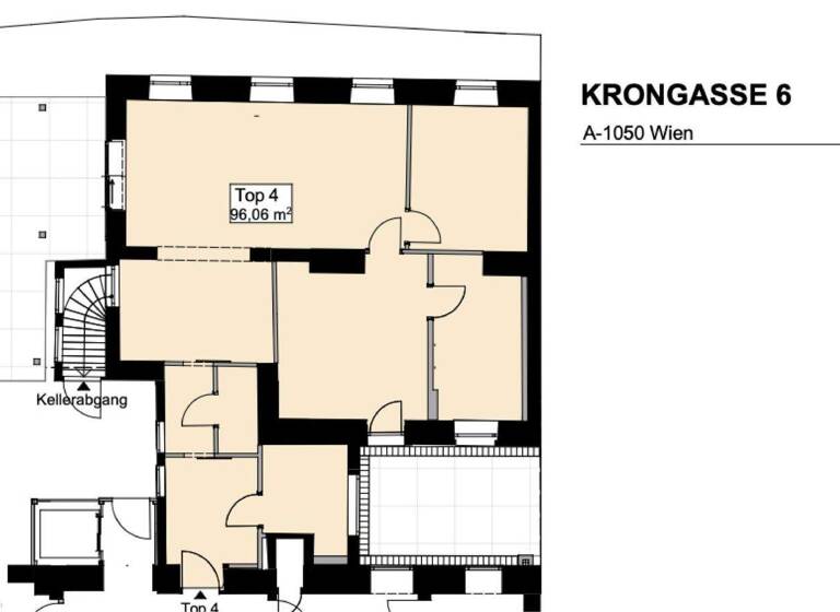 Wohnung zum Kauf 845.000 € 3 Zimmer 96,8 m² EG Wien 1050