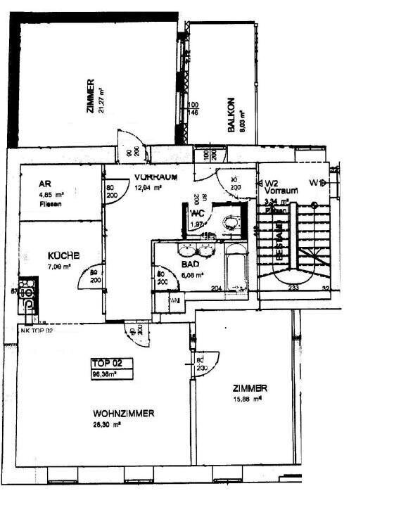 Wohnung zum Kauf 379.900 € 3 Zimmer 96,4 m²<br/>Wohnfläche 1.<br/>Geschoss Bad Vöslau 2540