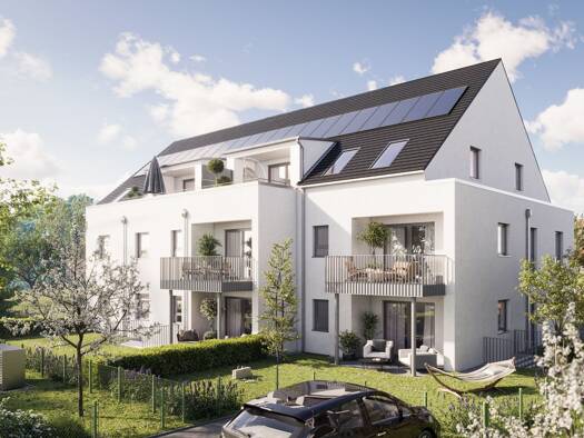 Wohnung zum Kauf - Neubau provisionsfrei 398.200 € 3 Zimmer 86,8 m² 1. Geschoss frei ab sofort Grimmstrasse 45 Eckersmühlen Roth 91154