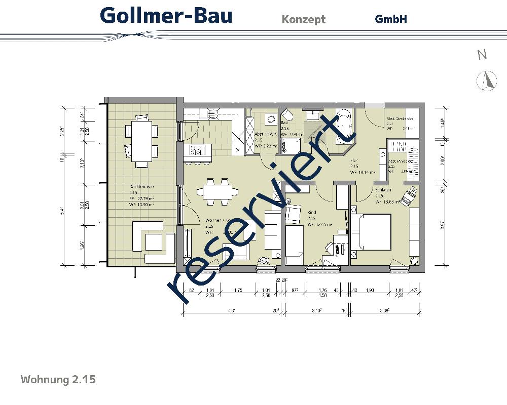 Penthouse zum Kauf 349.900 € 3 Zimmer 100,8 m²<br/>Wohnfläche 2.<br/>Geschoss Bodestraße 8a Bad Harzburg Bad Harzburg 38667