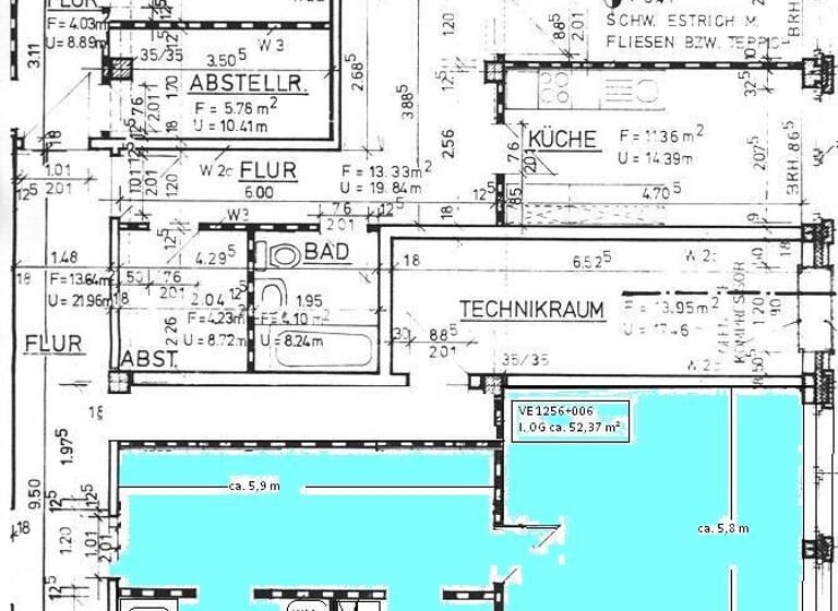 Studio zur Miete 419 € 1 Zimmer 52,4 m² 3. Geschoss frei ab sofort Klenower Straße 57 Ludwigslust 19288