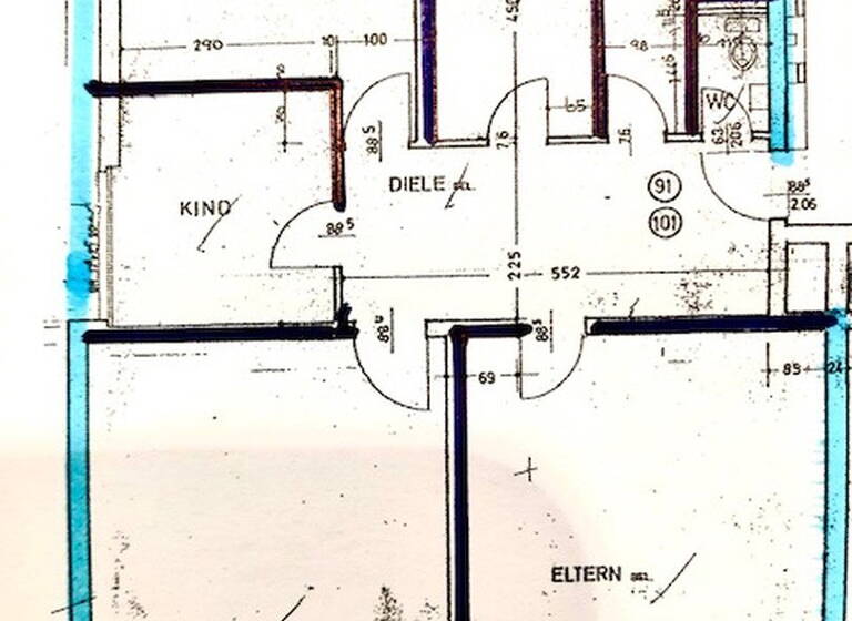 Wohnung zur Miete 1.600 € 4 Zimmer 106 m² frei ab sofort Landwehrweg 1 Bad Homburg 61350