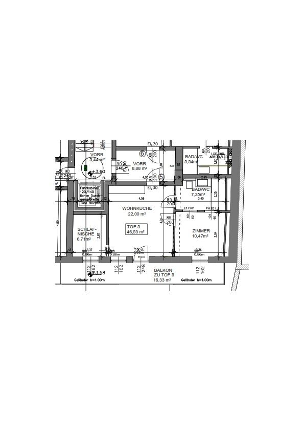 Wohnung zur Miete 1.091 € 2 Zimmer 46,5 m²<br/>Wohnfläche 1.<br/>Geschoss Rust 7071