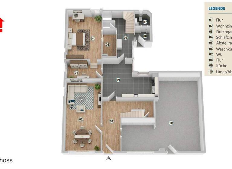 Mehrfamilienhaus zum Kauf 194.000 € 8 Zimmer 301 m² 458 m² Grundstück Bevergern Hörstel 48477