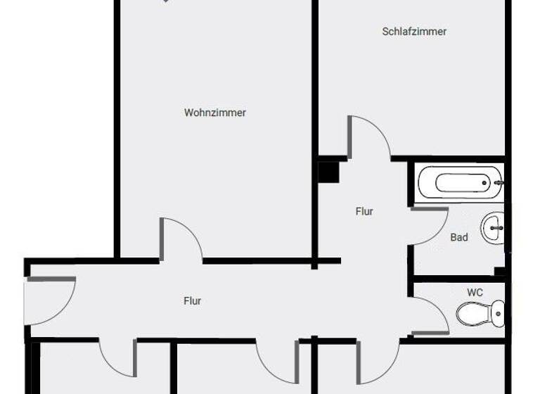 Wohnung zur Miete 859 € 4 Zimmer 78,1 m²<br/>Wohnfläche EG<br/>Geschoss Schweidnitzer Str. 1 Langwasser - Südwest Nürnberg 90473