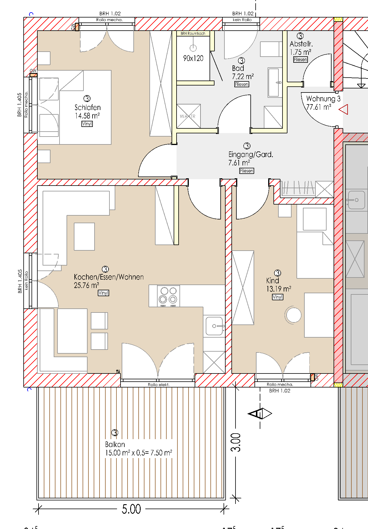 Wohnung zum Kauf 298.453,82 € 3,5 Zimmer 77,6 m²<br/>Wohnfläche 1.<br/>Geschoss Tann Tann 84367