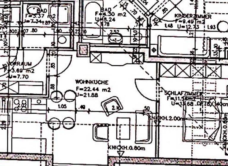 Wohnung zur Miete 252 € 2 Zimmer 42,6 m² 2. Geschoss frei ab sofort Trautmannsdorf 6a Trautmannsdorf in Oststeierm. 8343