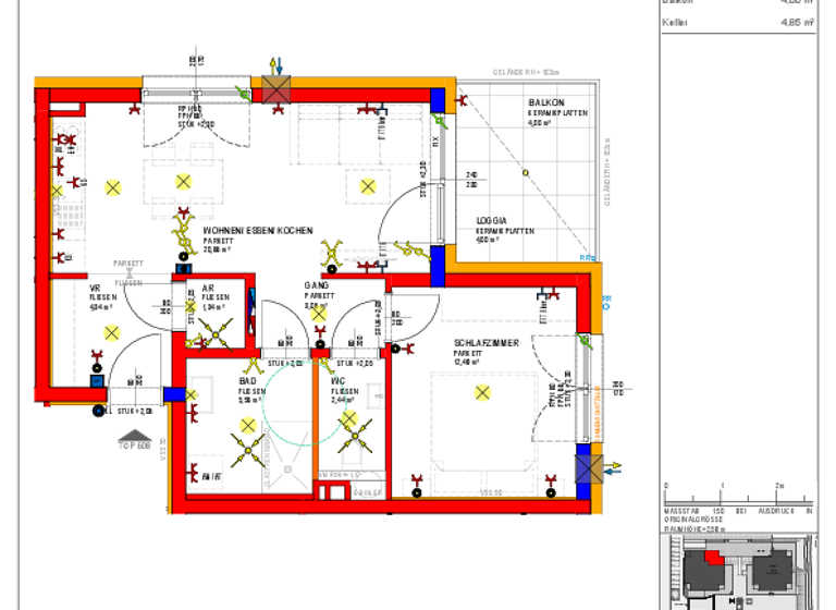 Wohnung zur Miete - Erstbezug 654 € 2 Zimmer 49,9 m² 2. Geschoss Kellner-Straße/Perausch-Straße Enns 4470