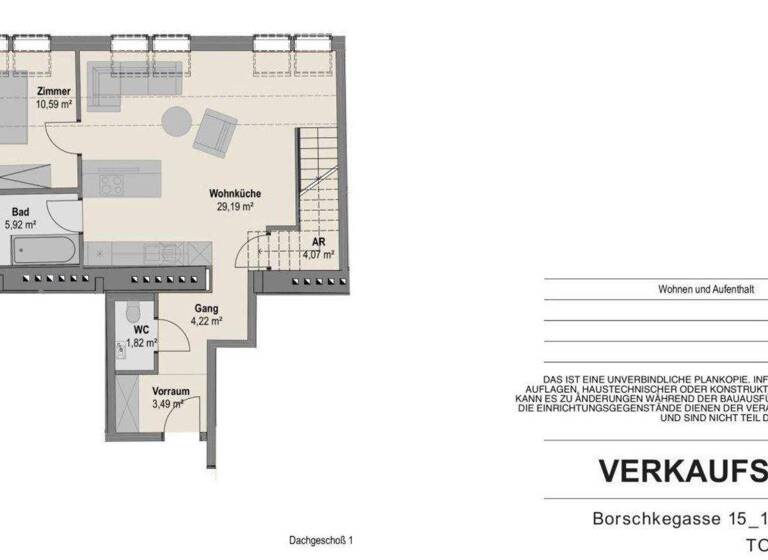 Wohnung zum Kauf - Erstbezug 980.000 € 3 Zimmer 93,4 m² Wien 1090