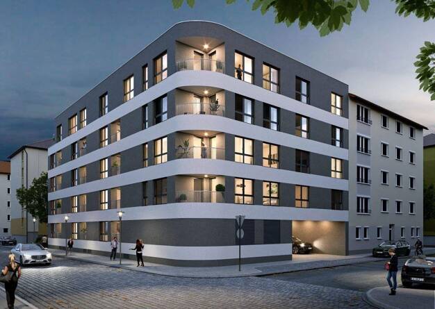 Wohnung zum Kauf - Erstbezug provisionsfrei als Kapitalanlage geeignet 237.000 € 1 Zimmer 32 m² Camerariusstraße 12 Tafelhof Nürnberg 90443