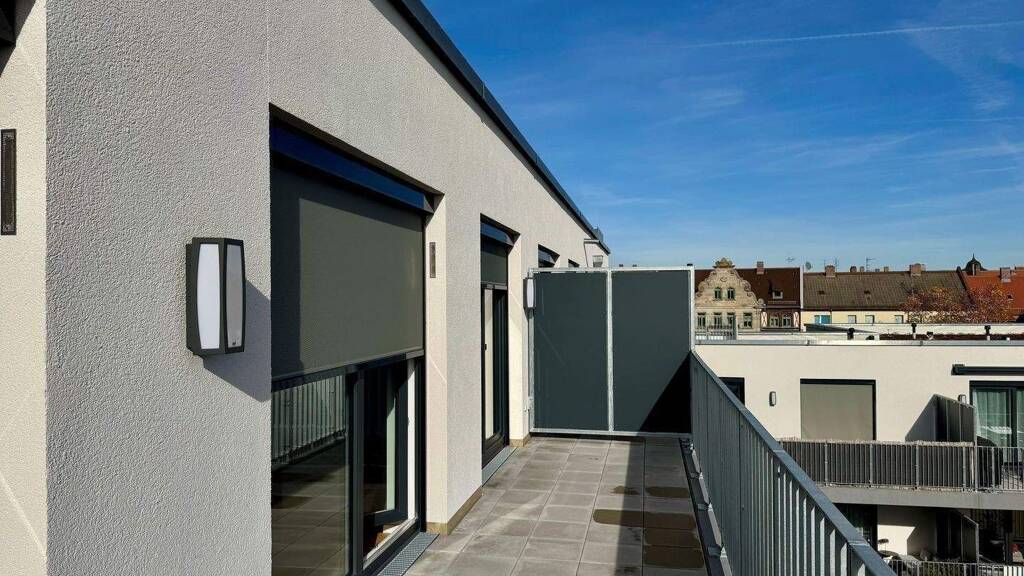 Penthouse zur Miete 1.200 € 2 Zimmer 80 m² 6. Geschoss Am historischen Lokschuppen 12 Innenstadt Fürth 90762