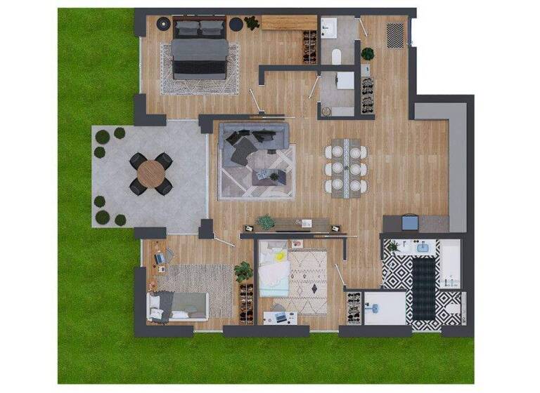 Wohnung zum Kauf - Erstbezug provisionsfrei 498.000 € 4 Zimmer 107,8 m² Stadtmitte Offenburg / Bühl 77652