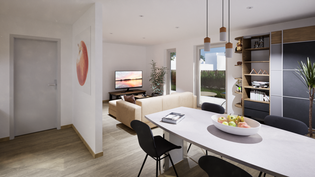 Wohnung zum Kauf - Neubau provisionsfrei als Kapitalanlage geeignet 430.000 € 2 Zimmer 52,3 m² Kriegshaber Augsburg 86156