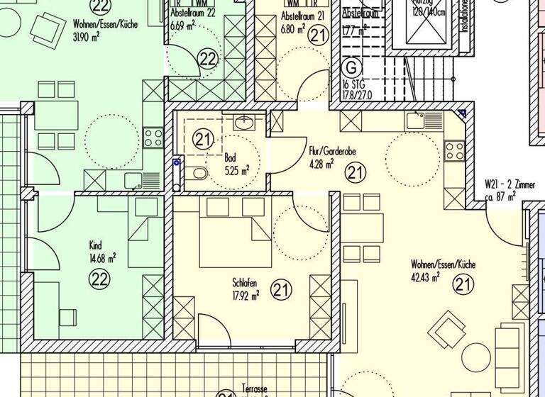Wohnung zum Kauf 299.900 € 2 Zimmer 87,3 m² EG Schrozberg 74575
