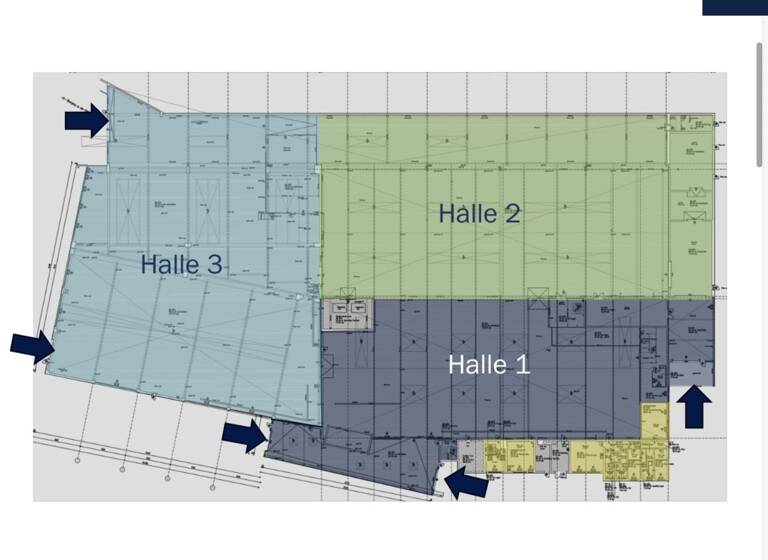 Lagerhalle zur Miete provisionsfrei 6,50 € 2.663 m² Lagerfläche Unterriexingen Markgröningen 71706
