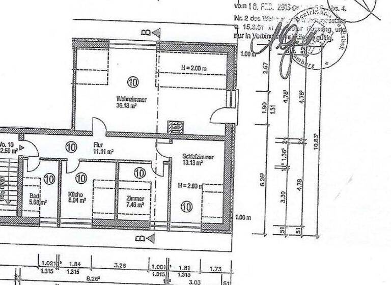 Wohnung zum Kauf 199.000 € 3 Zimmer 82,5 m² 1. Geschoss Bergstedt Hamburg 22395