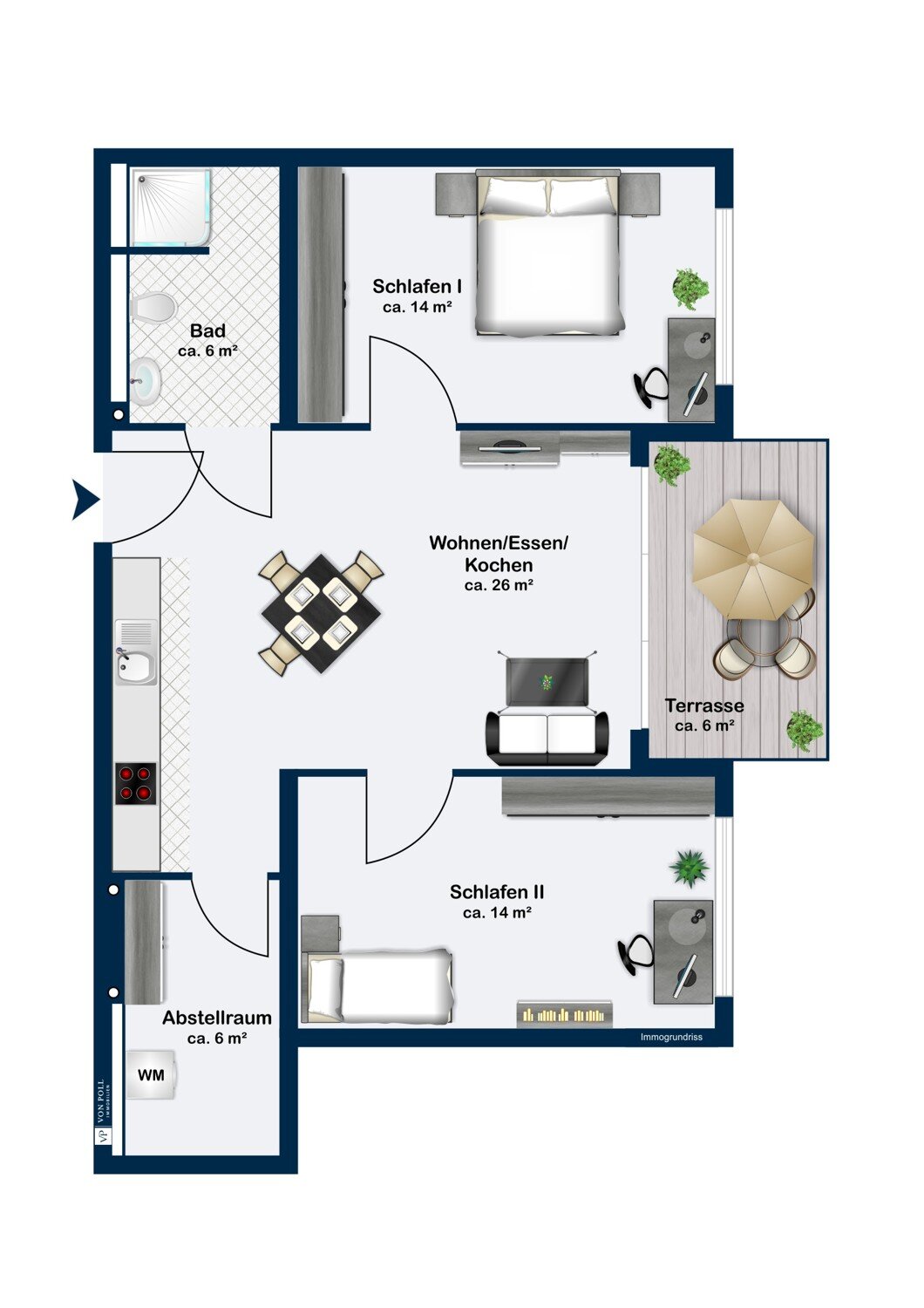 Wohnung zum Kauf 235.000 € 4 Zimmer 65 m²<br/>Wohnfläche Dillingen Dillingen 66763