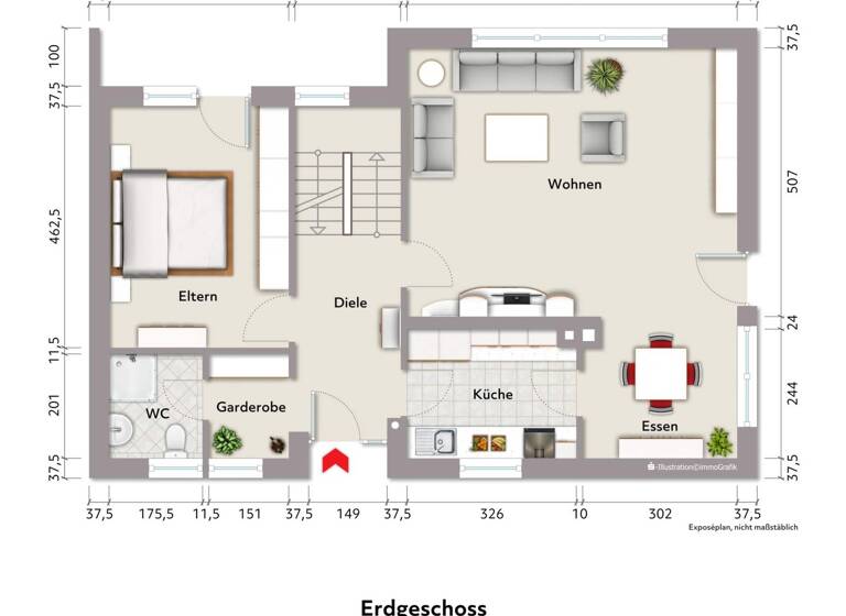 Einfamilienhaus zum Kauf 330.000 € 5 Zimmer 129,5 m² 909 m² Grundstück Goosefeld 24340