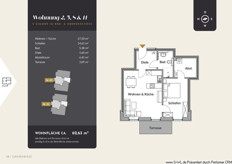 Wohnung zum Kauf provisionsfrei 340.000 € 2 Zimmer 62,6 m²<br/>Wohnfläche EG<br/>Geschoss 01.03.2025<br/>Verfügbarkeit Kurze Straße 5A Stelle Stelle 21435