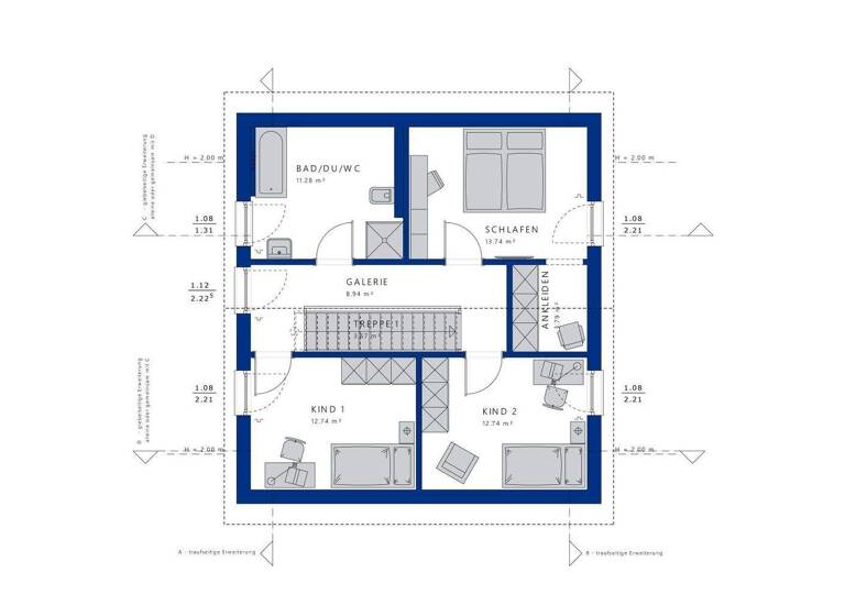 Einfamilienhaus zum Kauf 426.356 € 5 Zimmer 136 m² 731 m² Grundstück Schönau Wenden 57482
