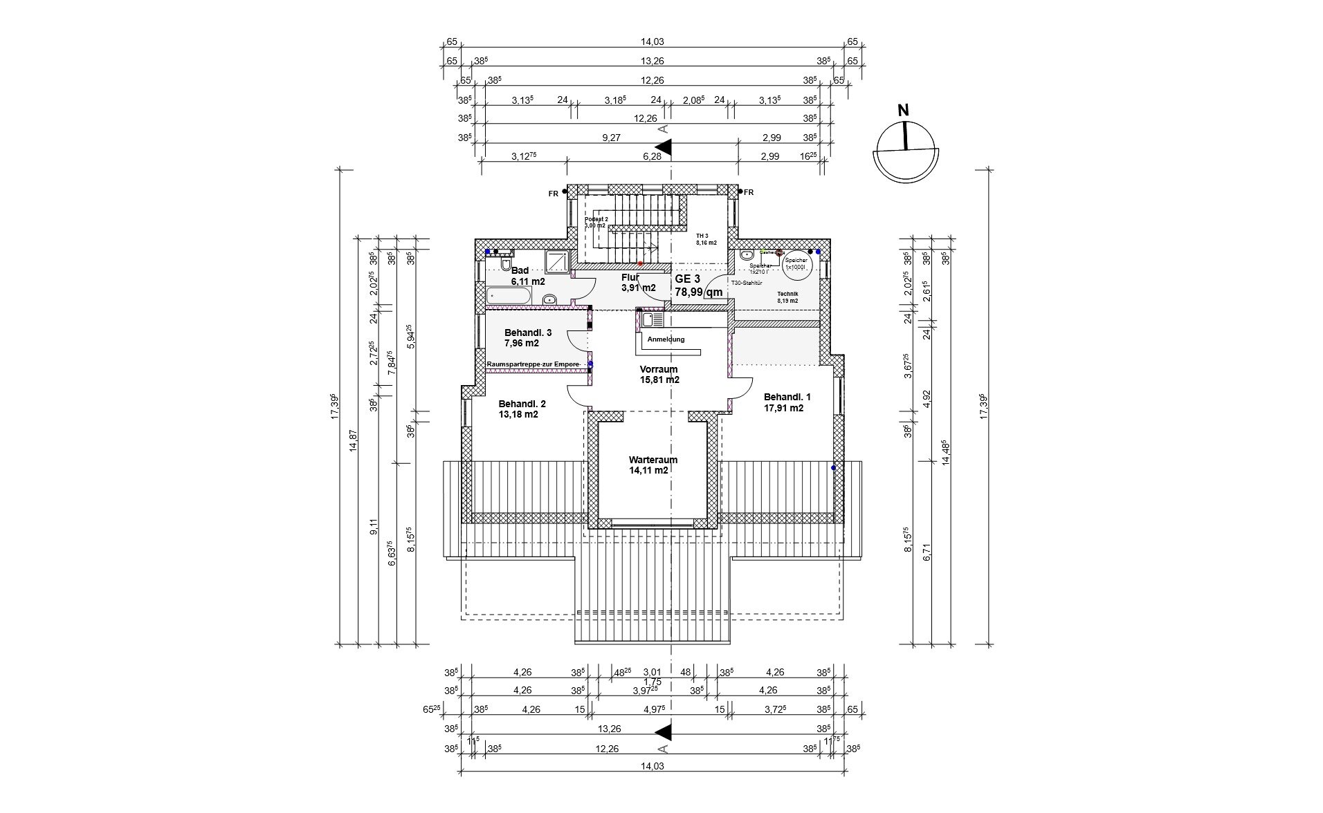 Praxis zum Kauf provisionsfrei als Kapitalanlage geeignet 4.800 € 3 Zimmer 79 m²<br/>Fläche Berliner Allee 4 Schönwalde-Siedlung Schönwalde-Glien 14621