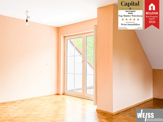 Wohnung zur Miete 1.090 € 3,5 Zimmer 102,5 m² 1. Geschoss Heuchelhof Würzburg 97084