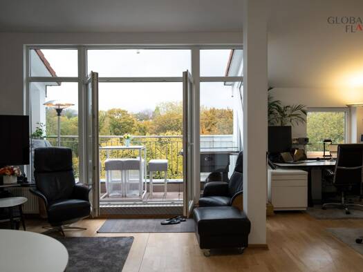 Wohnung zur Miete 2.370 € 2 Zimmer 76 m² 4. Geschoss Friedrichshain Friedrichshain-Kreuzberg