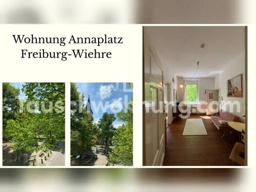 Wohnung zur Miete Tauschwohnung 650 € 2,5 Zimmer 50 m² 1. Geschoss Wiehre Freiburg im Breisgau 79100