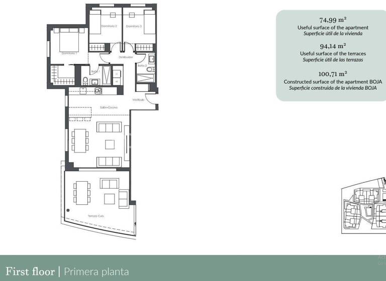 Penthouse zum Kauf 570.000 € 3 Zimmer 88 m² EG Málaga 29693