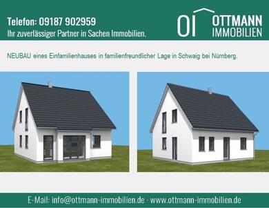 Einfamilienhaus zum Kauf - Erstbezug 795.000 € 5 Zimmer 135 m² 540 m² Grundstück Schwaig Schwaig b. Nürnberg 90571