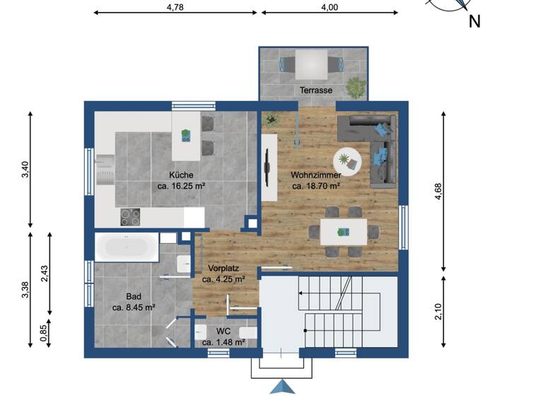 Stadthaus zum Kauf 395.000 € 5 Zimmer 109 m² 634 m² Grundstück Wertachweg 20 Kaufbeuren 87600