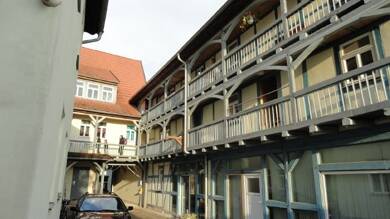 Wohnung zur Miete 413 € 2 Zimmer 59 m² 1. Geschoss frei ab 01.07.2025 Pfortenstraße 6 Mühlhausen Mühlhausen/Thüringen 99974