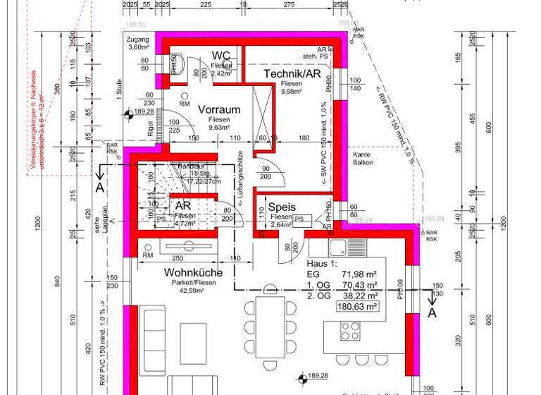 Einfamilienhaus zum Kauf - Erstbezug 1.200.000 € 5 Zimmer 180,6 m² Biedermannsdorf 2362