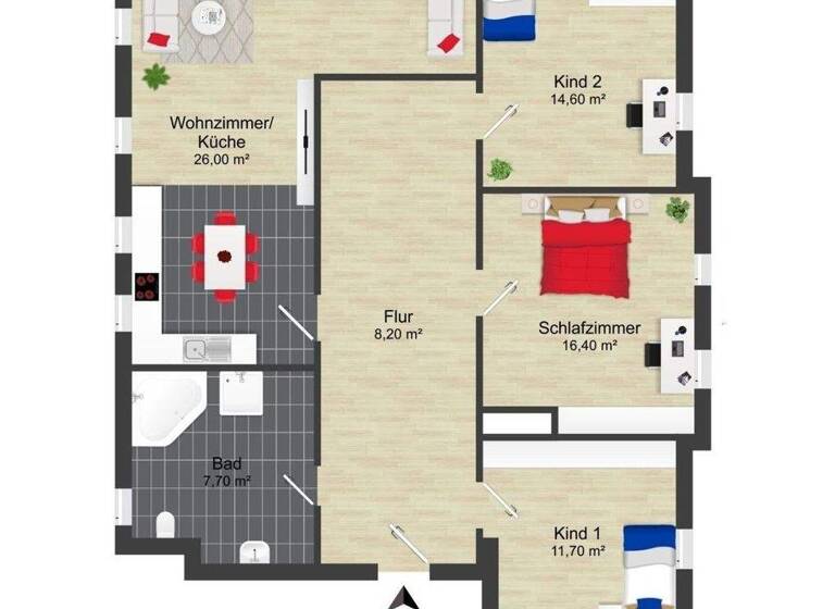 Wohnung zum Kauf 89.000 € 4 Zimmer 84 m² Aschersleben 06449