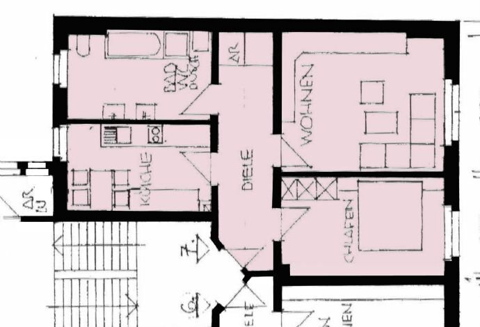 Wohnung zur Miete 312 € 2 Zimmer 58,8 m²<br/>Wohnfläche 3.<br/>Geschoss ab sofort<br/>Verfügbarkeit Franz-Mehring-Straße 23 Nordvorstadt 154 Zwickau 08058