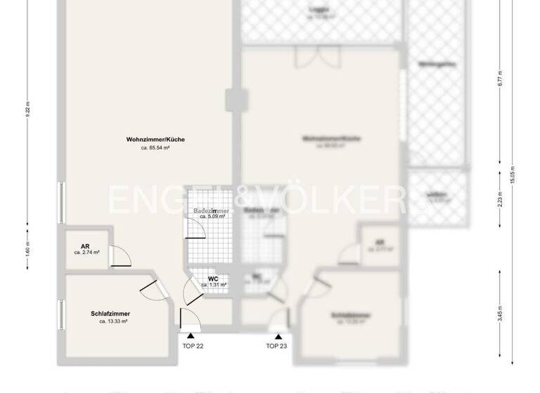 Wohnung zum Kauf 349.000 € 2 Zimmer 88 m² Gerasdorf 2201