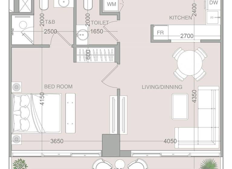 Wohnung zum Kauf provisionsfrei 267.217 € 2 Zimmer 70,4 m² Dubai 00000