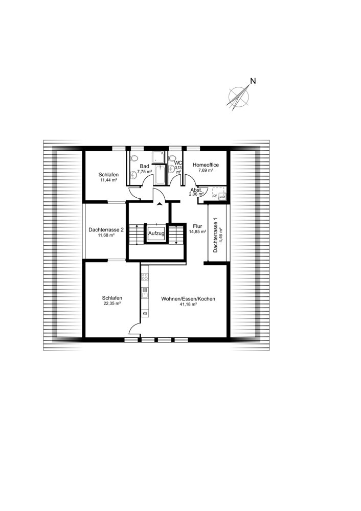 Wohnung zum Kauf provisionsfrei 445.000 € 4 Zimmer 126 m²<br/>Wohnfläche Bardowick 21357