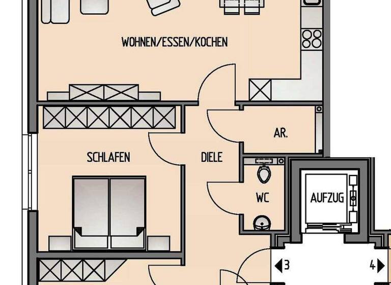 Wohnung zum Kauf provisionsfrei 429.000 € 3 Zimmer 93,4 m² Gevelsberg 58285