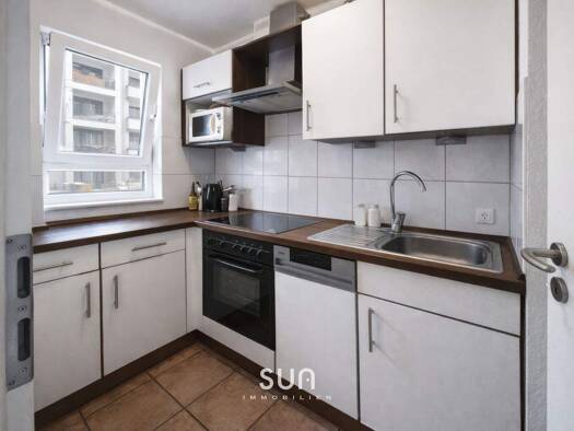 Wohnung zur Miete 1.100 € 2 Zimmer 50 m² 1. Geschoss Mainzer Landstraße 146 Gallus Frankfurt am Main 60327