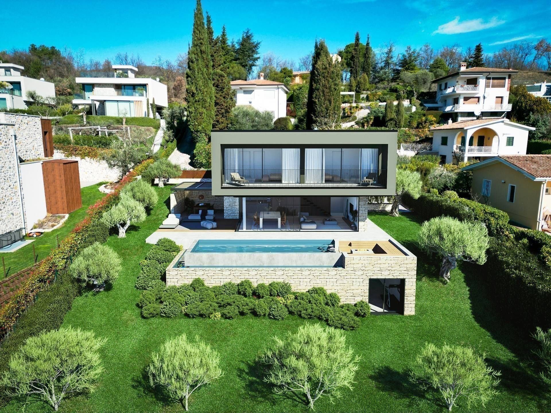 Haus zum Kauf 2.600.000 € 6 Zimmer 200 m²<br/>Wohnfläche 700 m²<br/>Grundstück Piazza Giov. Batt. Ferrario, 1 Costermano sul Garda 37010