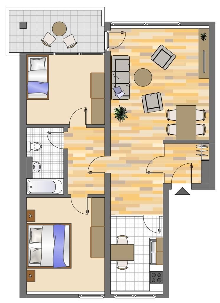 Wohnung zur Miete nur mit Wohnberechtigungsschein 448 € 3,5 Zimmer 76 m²<br/>Wohnfläche 4.<br/>Geschoss Friedrich-Henkel-Weg 16 Dorstfeld Dortmund 44149