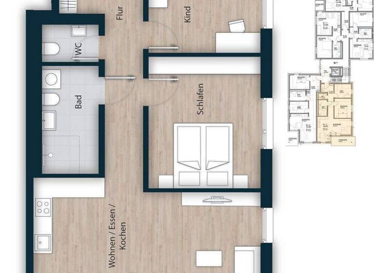 Wohnung zum Kauf provisionsfrei 490.000 € 3 Zimmer 80 m² 1. Geschoss Bahnhofstraße 20 Feucht 90537