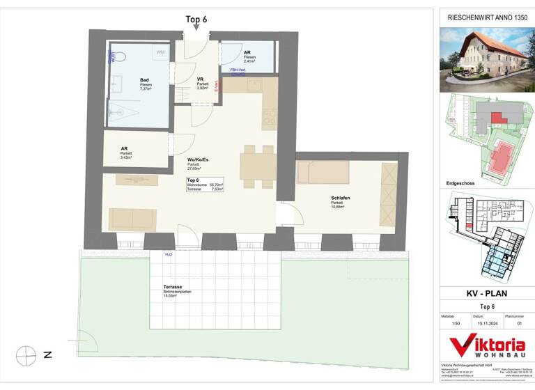 Wohnung zum Kauf - Erstbezug 325.000 € 2 Zimmer 63,2 m² EG Obereichet Freilassing 83395