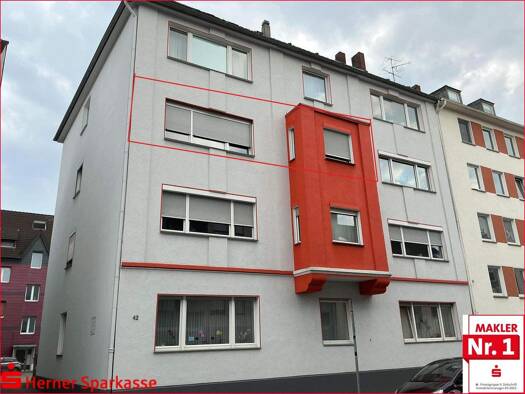 Wohnung zum Kauf 139.000 € 3 Zimmer 94,3 m² frei ab sofort Mont-Cenis-Straße 42 Herne-Mitte Herne 44623