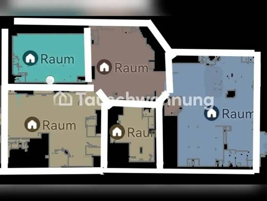 Wohnung zur Miete Tauschwohnung 400 € 2 Zimmer 57 m² 2. Geschoss Paulusviertel Nord 06114