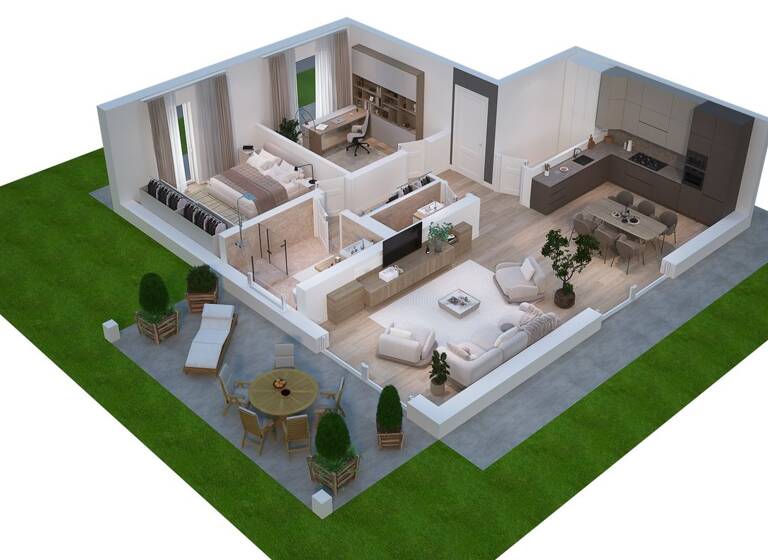 Wohnung zum Kauf - Erstbezug 360.000 € 3 Zimmer 82,5 m² EG Rheinstraße 17 Eschhofen Limburg-Eschhofen 65552