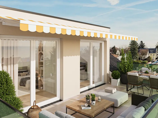 Penthouse zum Kauf provisionsfrei 670.950 € 3 Zimmer 96,5 m² frei ab 01.09.2026 Hofheim Hofheim am Taunus 65719