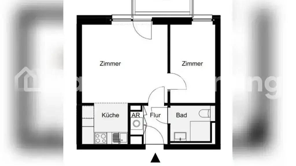 Wohnung zur Miete Tauschwohnung 278 € 1,5 Zimmer 38 m² Alsterdorf Hamburg 22335